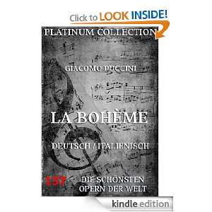 Giacomo Puccini   La Bohème Libretto (Kommentierte Ausgabe) (German 