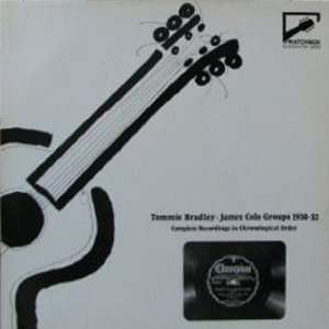  Tommie Bradley   James Cole Groups 1930 32 LP Buster 