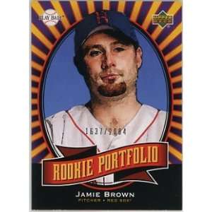 Jamie Brown Boston Red Sox 2004 Upper Deck Play Ball Rookie Baseball 