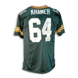 Jerry Kramer Autographed Green Bay Packers Throwback Jersey Inscribed 