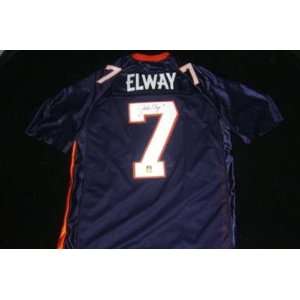 John Elway Signed Jersey   Authentic   Autographed NFL Jerseys