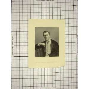   ANTIQUE PORTRAIT c1790 c1900 JOSEPH CHAMBERLAIN ROFFE