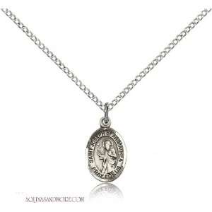  St. Joseph of Arimathea Small Sterling Silver Medal 