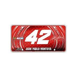  Race Plates Juan Pablo Montoya Diamond Series License 