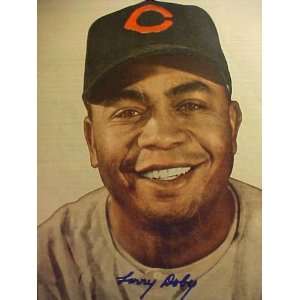 Larry Doby Cleveland Indians Autographed 11 x 14 Professionally Matted 