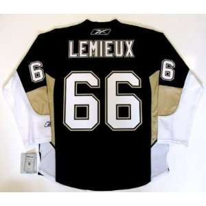 Mario Lemieux Pittsburgh Penguins Jersey Real Rbk Home   Large