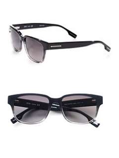 BOSS Black   Square Wayfarer Sunglasses/Black and Gray