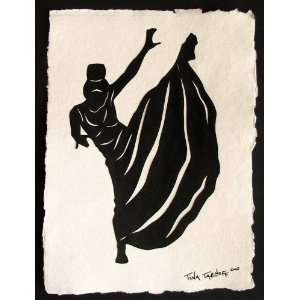   Papercut Art   Dancer Martha Graham Silhouette