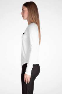 Eryn Brinie Shoulder Pad T shirt for women  