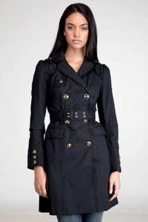 Juicy Couture Black Bow Trench for women  