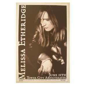 Melissa Etheridge Handbill Poster Cleveland Face Shot