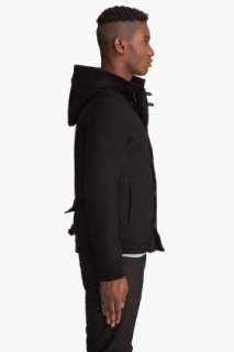 Robert Geller Hooded Wool Bomber for men  