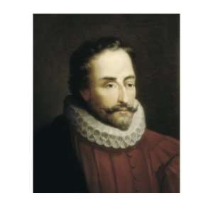  Miguel De Cervantes Giclee Poster Print by Eduardo Balaca 