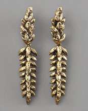 aurelie bidermann wheat clip earrings