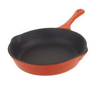 Technique EnamelCast Iron 8 Open Skillet w/Black Satin Interior in 