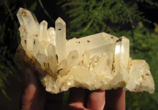 160g NATURAL Beautiful Quartz Crystal Cluster POINT healing  