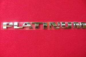 CADILLAC PLATINUM EMBLEM NEW RARE ESCALADE DEVILLE DTS  