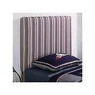 TWIN HEADBOARD UPHOLSTERED IN STRIPED FABRIC WRAP   Fre