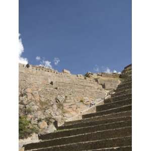 Ollantaytambo, Huge Stone Terraces at the Inca Ruins of Ollantaytambo 