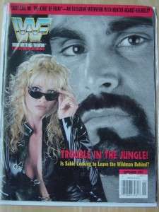 WWF female wrestling magazine/Diva Sable 9 97  