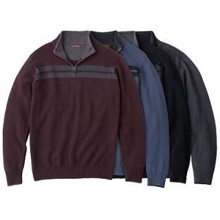 Dockers® Striped 1/4 Zip Pullover Sweater  Kohls
