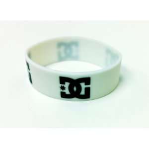  DC ROB DYRDEK Sport Silicone Wristband Bracelet   White 