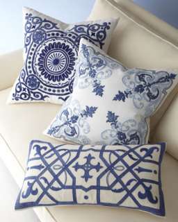 Blue Accent Pillow  