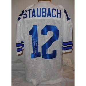 Roger Staubach Autographed Jersey