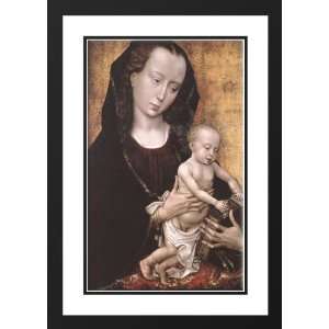 Weyden, Rogier van der 28x40 Framed and Double Matted Portrait diptych 
