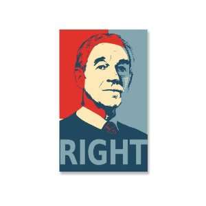 Ron Paul Face RIGHT Sticker