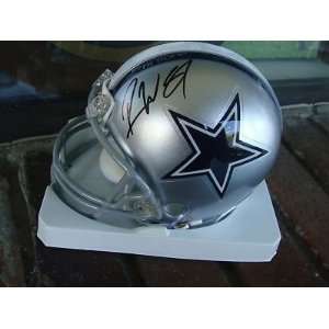 Roy Williams Dallas Cowboys Signed Mini Helmet W/coa