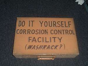   , CORROSION CONTROL KIT?, washrack, military, war, field equipment
