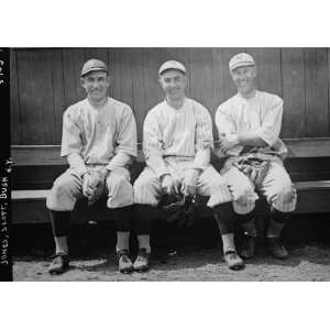  1922 photo Sad Sam Jones, Everett Scott, Joe Bush, new 