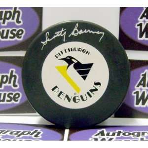 Scotty Bowman Autographed Hockey Puck (Pittsburgh Penguins)