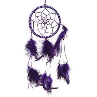 DreamCatcher ~ Purple DreamCatcher with Feathers ~ Approx 3.5 