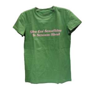  Steve & Barrys Vintage T Shirts Green Give em something 