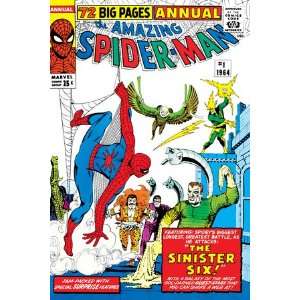   Man Annual #1 Cover Spider Man by Steve Ditko, 48x72