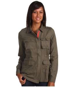   Jacket Medium Jackets w/ Shoulder Epaulets Zip Front Ripcurl M  