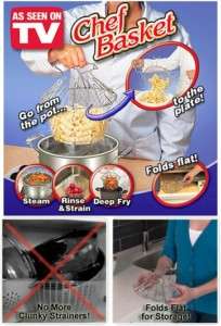 Chef Basket, Strainer, Steamer, Fryer, Poacher & more  