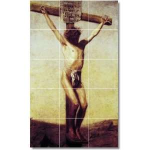 Thomas Eakins Religious Backsplash Tile Mural 13  18x30 using (15 