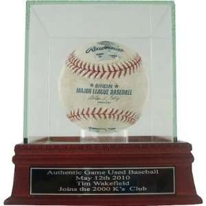 Tim Wakefield Game Used Baseball from his 2000th K Game 5/12/10 w 