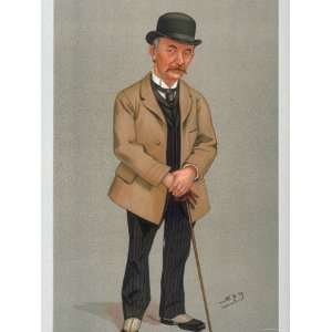  Portrait of British Novelist Thomas Hardy at Age 52 by Spy 