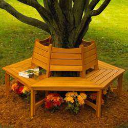 Made In The Shade Tree Bench Plans, yard, garden S  