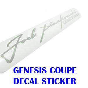 Side Passion DECAL STICKER For 2009 2011 GENESIS COUPE  