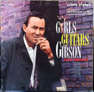 DON GIBSON girls guitars & LP VG LSP 2361 Vinyl 1961 Living Stereo DG 