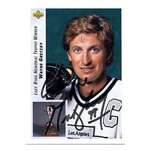 Wayne Gretzky Autographed / Signed 1992 1993 Upper Deck Card