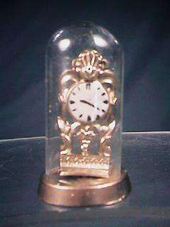 Gold Anniversary Swiss Clock Under Dome DH Min  