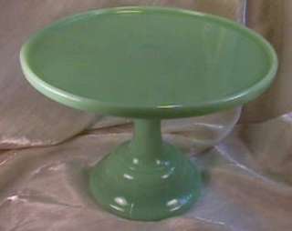 Pedestal Cake Plate Jadeite Glass Jadite Salver  