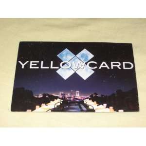 Yellowcard   Paper Walls   Advertisement Post Card Style 