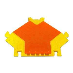   Orange Lid with Yellow Ramp, 19.75 Length, 17.25 Width, 1.95 Height